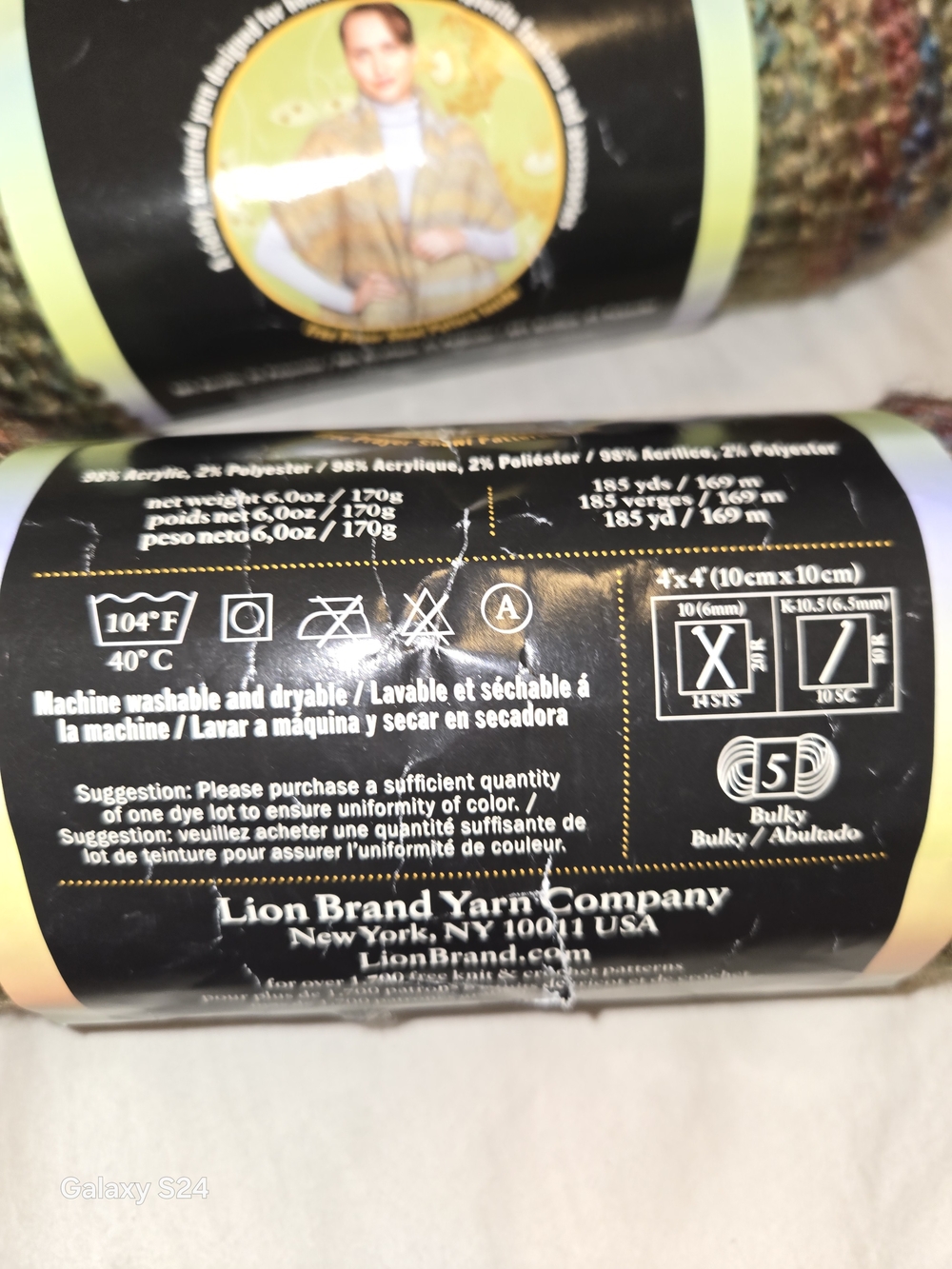 Homespun Multicolor Yarn 3 Pack Lion Brand 335 Prairie New - Picture 3 of 4